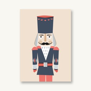 Postkarte Weihnachten - Nussknacker