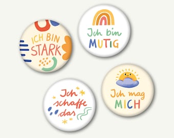 Magnet Set Affirmationen 37 mm