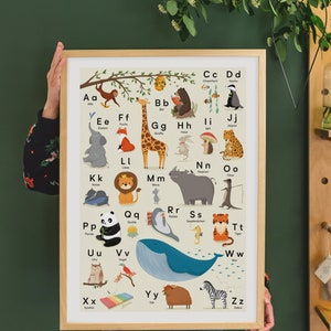 ABC poster, animal alphabet DIN B2 image 4