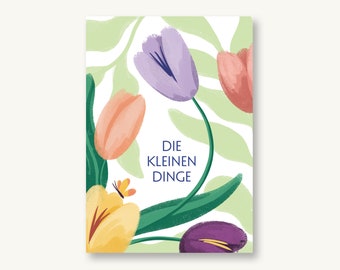 Postkarte Frühling Tulpen - Die kleinen Dinge