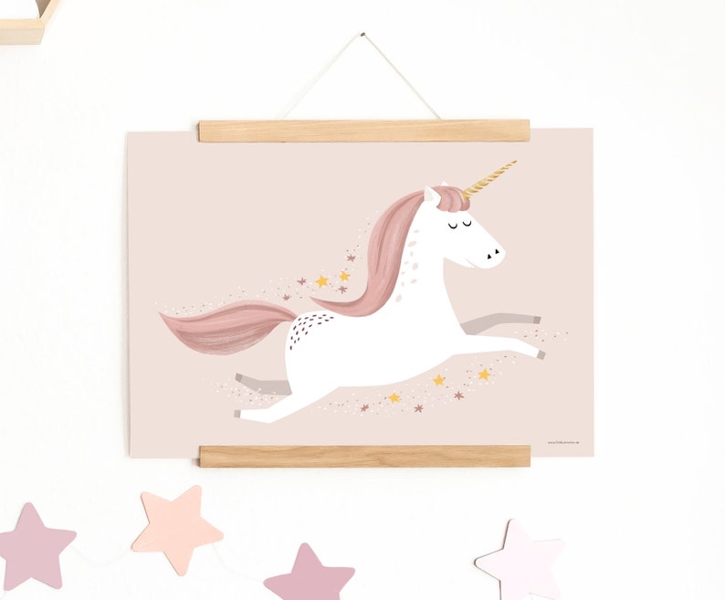 Unicorn Poster Poster Strip DIN A3 Oak - Etsy