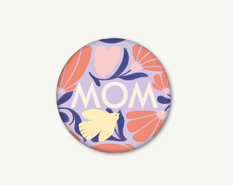 Magnet WOW MOM Mother's Day 37 mm