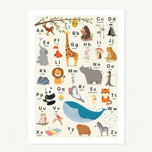 ABC poster, animal alphabet DIN B2 image 2