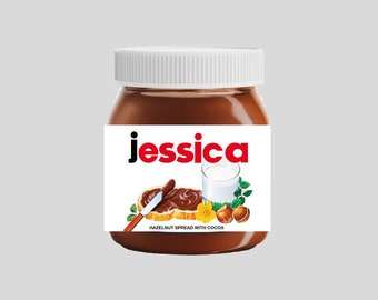 Personalized Nutella - Etsy UK