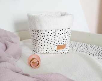 Utensilo dots/dots with terry cloth white