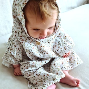 Poncho Badeponcho Musselin Wildblume