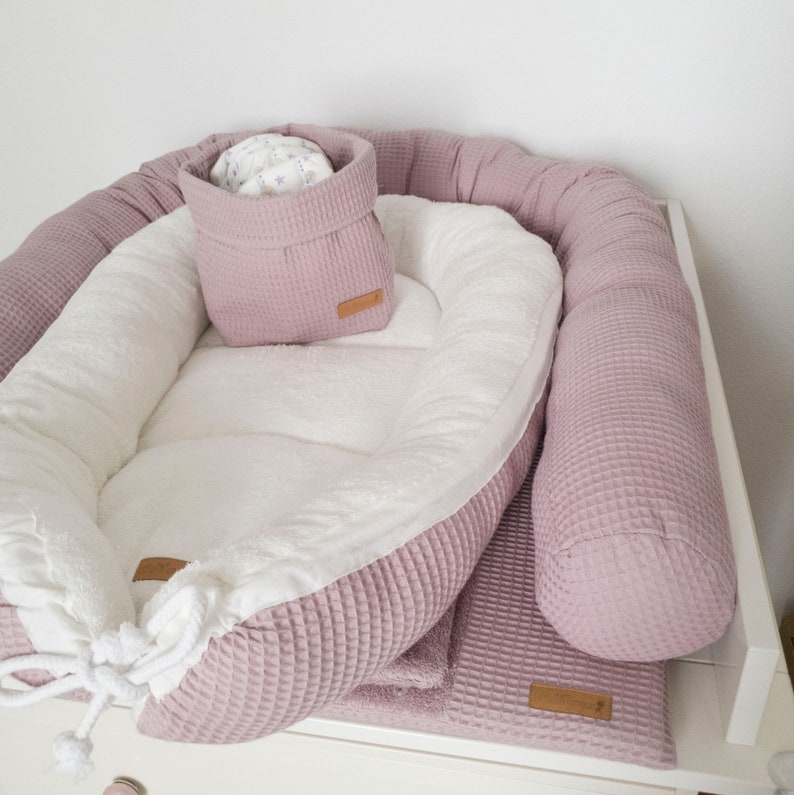 Coussin de table à langer avec gaufre piqué imperméable à