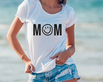 MOM Shirt-Smiley-Biobaumwolle