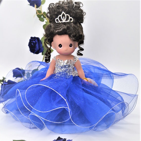 quinceanera dolls royal blue