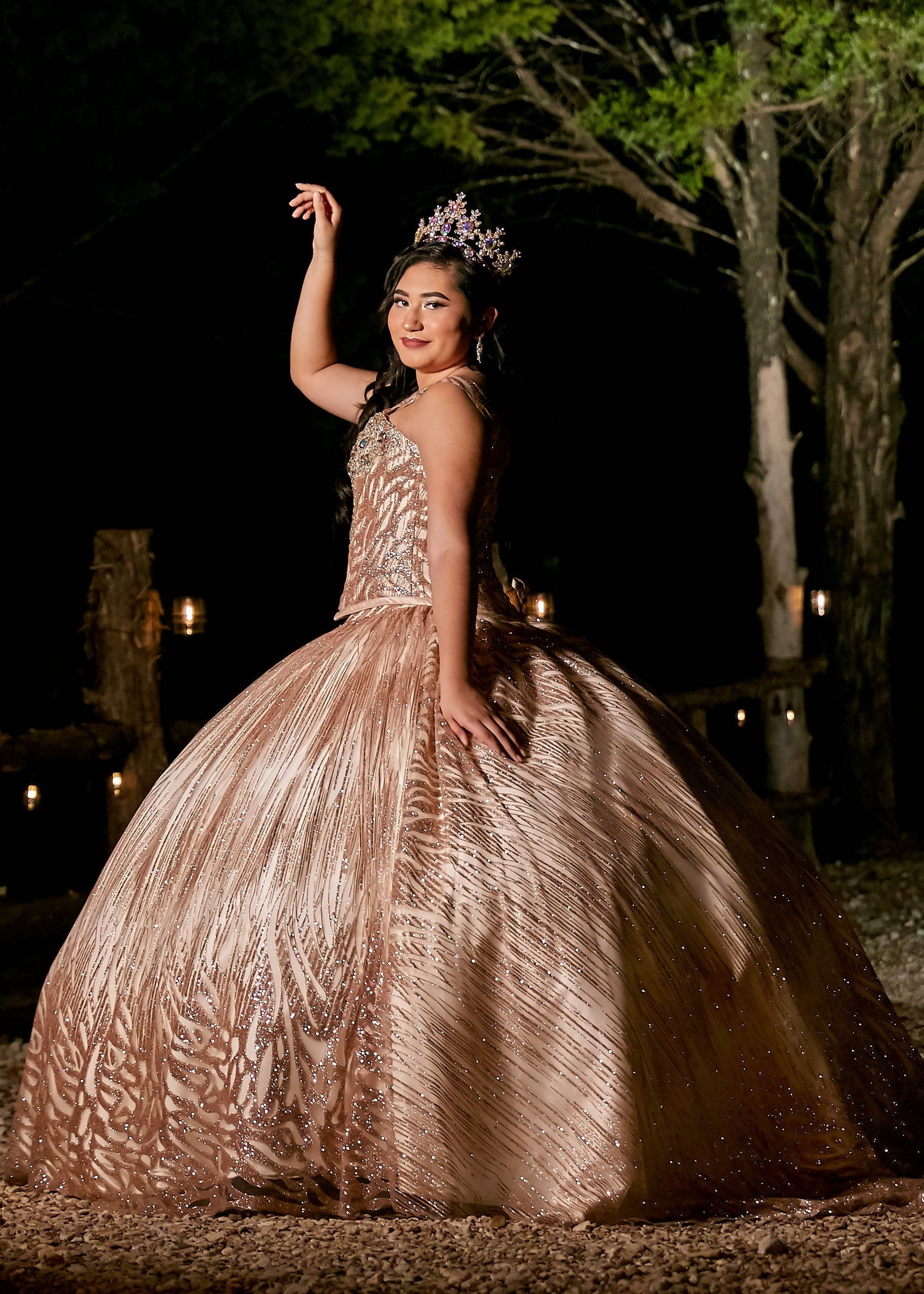 Vestido de Quinceañera de Oro Rosa 2029 - Etsy España Vestido de Quinceañera de Oro Rosa 2029 - Etsy España
