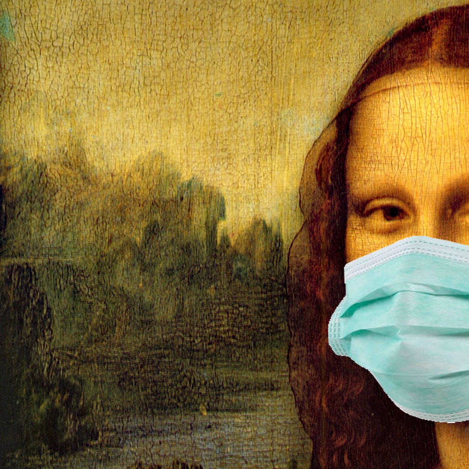 Mona Lisa Mask Altered Art Downloadable Art Altered Etsy
