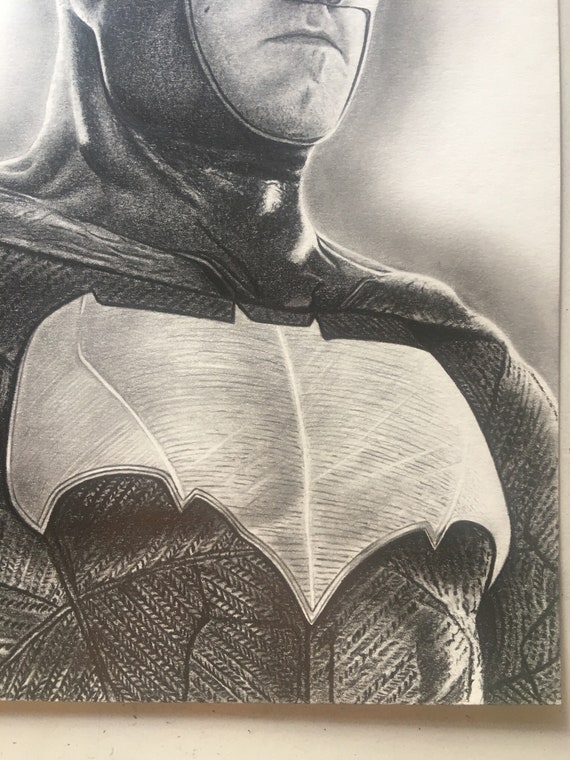 Retrato a lápiz original de Batman-Justice League-tamaño A4 - Etsy México
