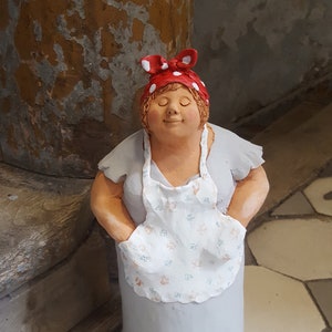 Huisvrouw I (wit)