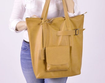 Leather handbag BARI leather handbag leather bag colors handbag large capacity outer pocket DESIGNS