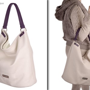 AREZZO spring colors light beige and ultra violet image 1