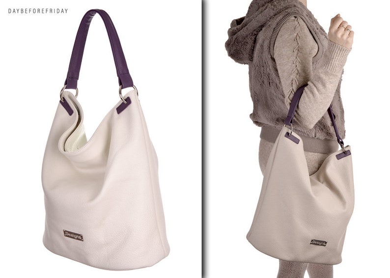 AREZZO spring colors light beige and ultra violet image 1