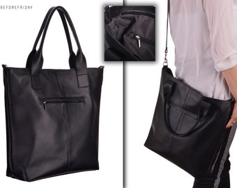 LIVORNO II black, XXL, pockets, long strap