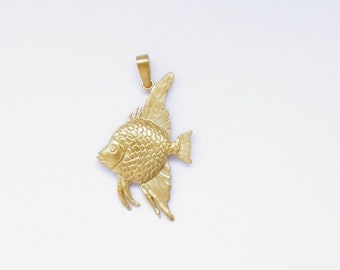 Silver pendant - Goldfish