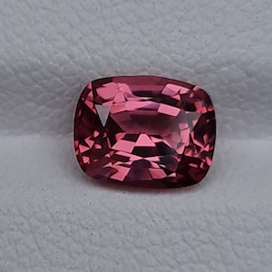 Orangy Pink Spinel, 1.70ct. cushion Cut,  No treatment.
