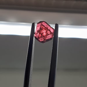 Trapiche Spinel: 1.10ct Natural Twinned Star of David Crystal