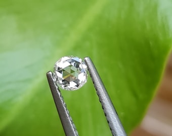 Natural Rose Cut Diamond 0.16ct, VS2 Clarity, H Color