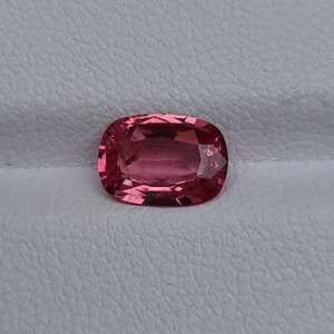 Orangy Pink Spinel, 1.32ct. cushion cut,  No treatment. CD406