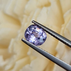 Natural Purplish gray Lavender Spinel, 1.13ct. no treatment. Cushion shape CD159