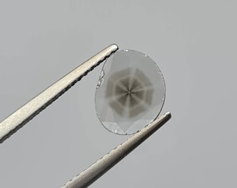 GIA Certified 0.33ct Natural Trapiche Diamond Slice – Rare Collector's Gem