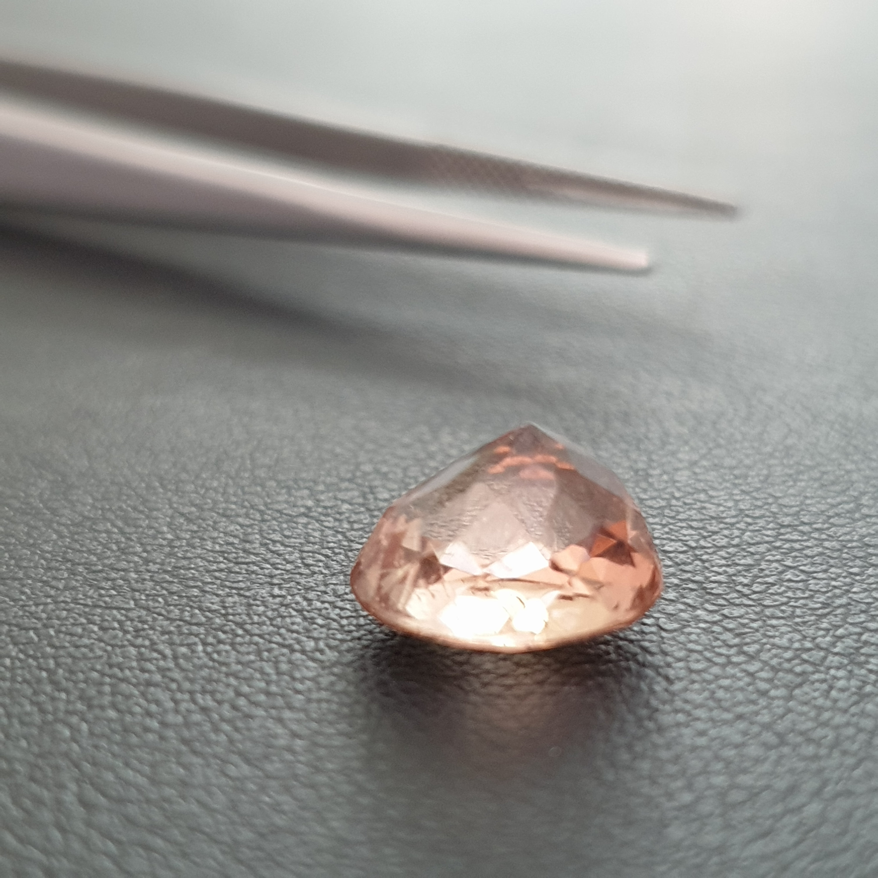 Peach Tourmaline. 4.60ct. Perfect peach color. Natural no Etsy