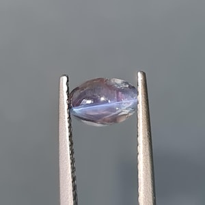 Natural Alexandrite Cat&#39;s eye 0.94ct, Certified, Bluish Green to Red- Purple, Oval shape. No Treatment. Rare find. CD514