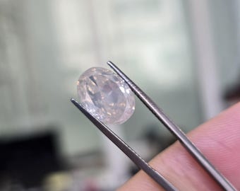 Opalescent Natural Diamond, 5.01ct. Special Milky Light
