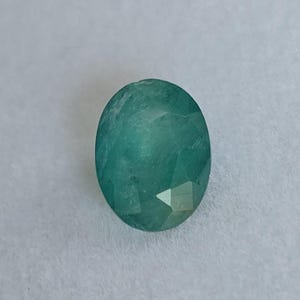 Natural Grandidierite 1.68ct. Rare Gemstone. Greenish blue oval shape. No treatment. b2676