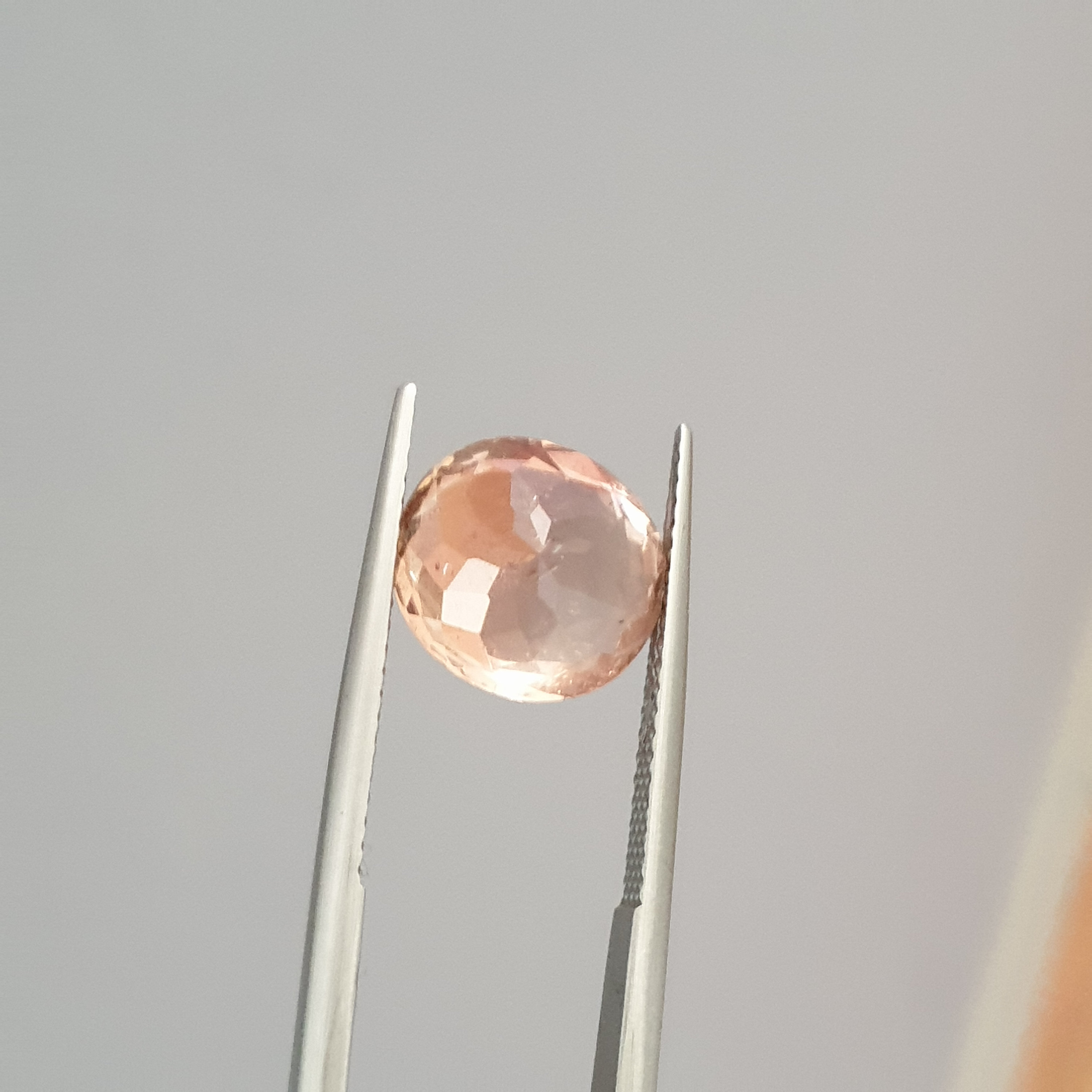 Peach Tourmaline. 4.60ct. Perfect peach color. Natural no Etsy