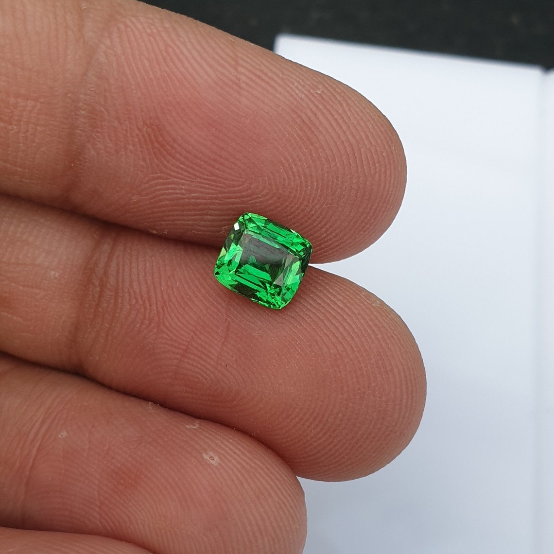 Tsavorite 1.55ct. vivid green Rare top quality Etsy