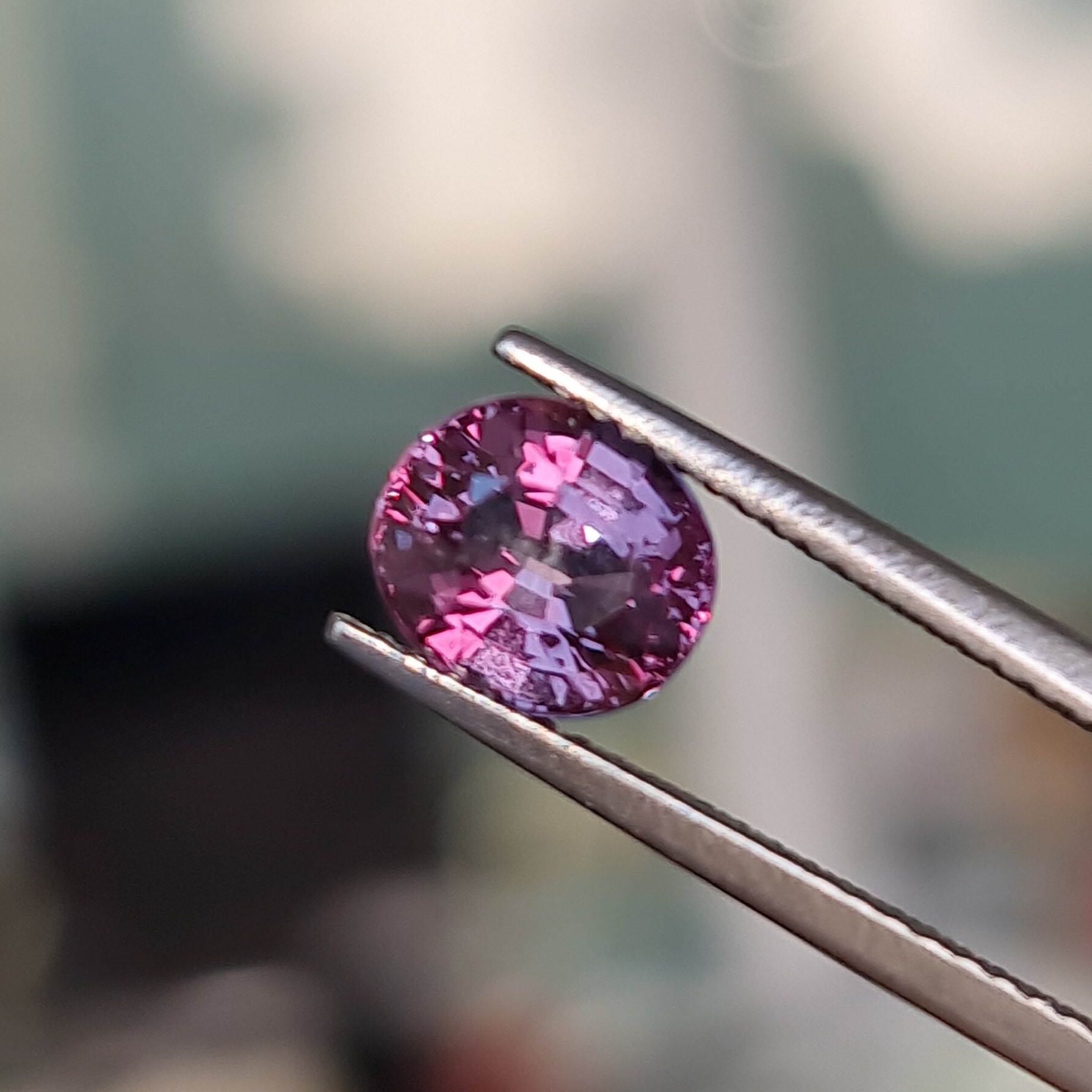 Natural Color Change Garnet, Dark Green - Red, 1.92ct. Rare