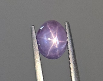 Natural Star Sapphire, Natural no treatment. 2.82ct. purple blue. Origin: Burma. CD1503