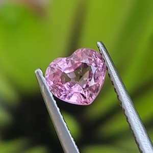 Natural Heart spinel 1.10ct.Pink, very calm color.  Heart shape. Mahenge Spinel CD1082