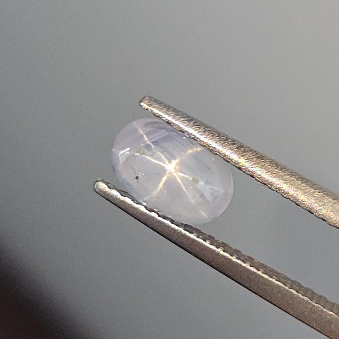 Half Star Colorless Natural Star Sapphire, Natural No Treatment. 1.48ct. Colorless. SAP20 ...