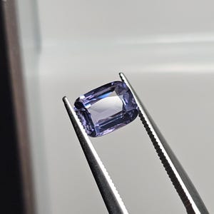 Natural gray Purple Spinel, 1.29ct No treatment. Cushion cut. b2774