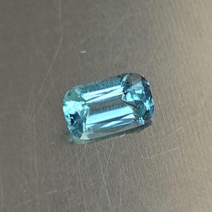 Bluish Green Tourmaline, 0.60ct. Bright Gemstone. Excellent Cushion Cut, No treatment. b875