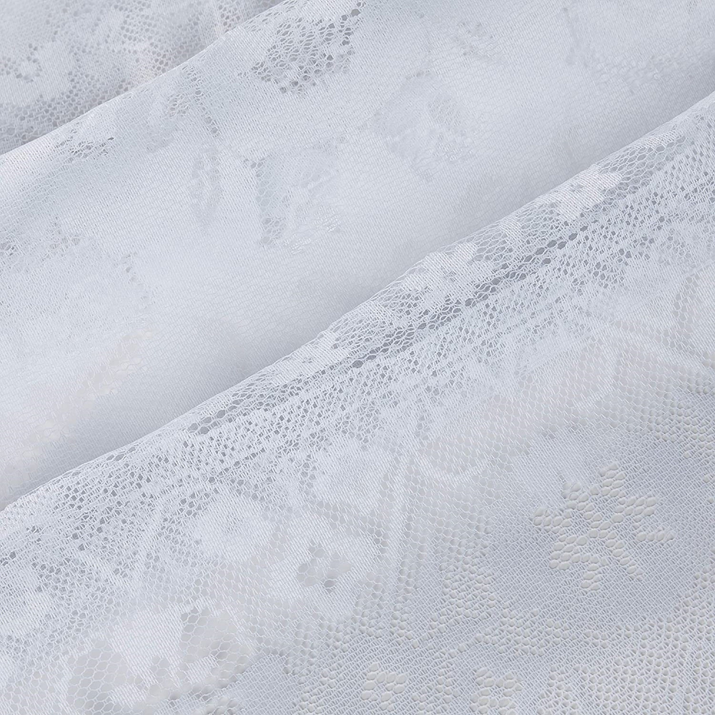 70 Inch Round White Lace Tablecloth With Classic Reproduction - Etsy