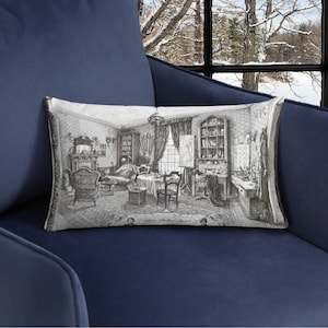 Sherlock Holmes Accent Pillow - Sherlock Holmes 221B Baker Street - Gothic & Light Story Collection