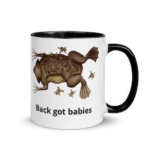 Frog Coffee Mug - Surinam Toad Frog Funny