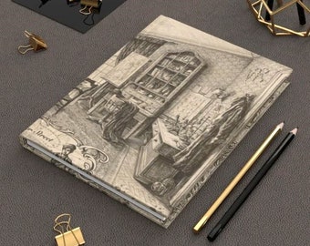 Diario planificador de tapa dura de Sherlock Holmes con acabado mate - Sherlock Holmes 221B Baker Street