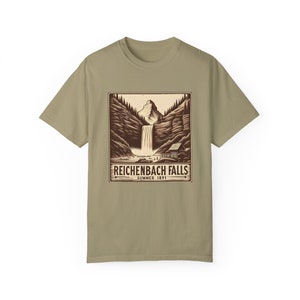 Reichenbach Falls Summer 1891 Sherlock - Moriarity Camp T-shirt