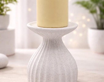 Designo Moderner Minimalist Keramik Kerzenhalter Wohnkultur Weiß Geschenk