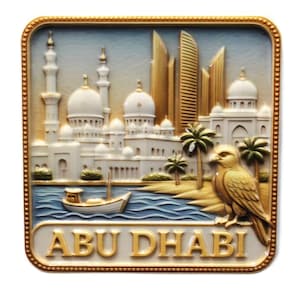 Vakantie Op Het Strand in Abu Dhabi, Verenigde Arabische Emiraten Stock