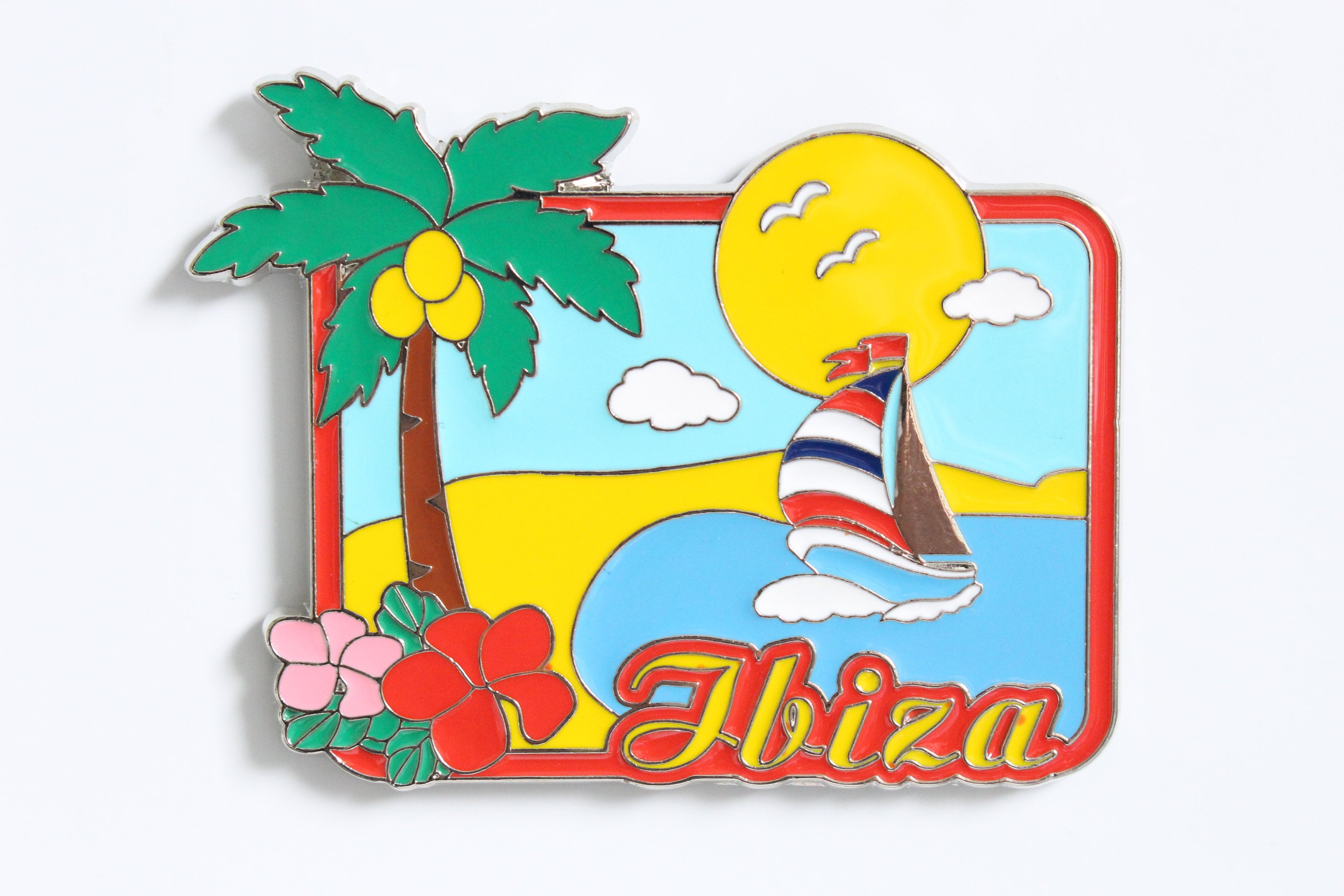 Imán Nevera 3D Benalmádena - Souvenir Turístico, Resina Artesanal, Tamaño 8x6 Cm, Regalo Viaje