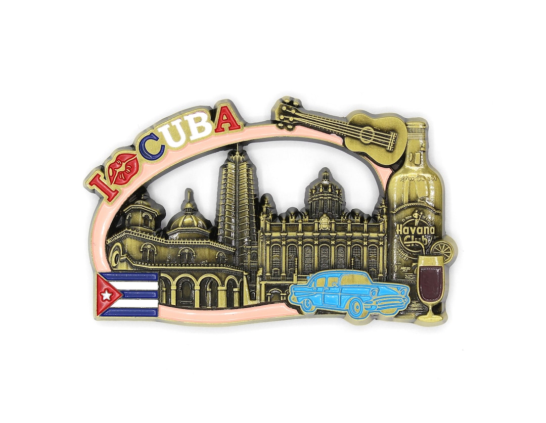 3D City Metalen Koelkast Magneten Land Vakantie Souvenir Londen Parijs NewYork Berlijn Dubai Amsterdam Rome Praag Milaan Barcelona Venetië (Miami