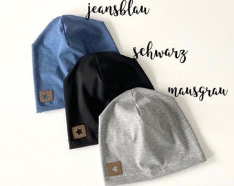 Sommerbeanie Kinder verschiedene Farben